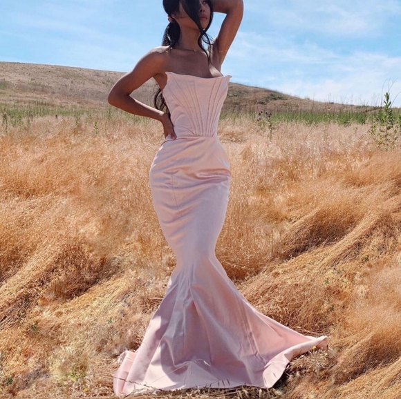 House of CB Dresses & Skirts - House of CB Malika Pale Blush Gown